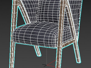 Madison Park Carla Chair Modèle 3D