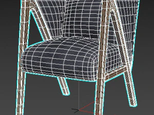 मैडिसन पार्क कार्ला चेयर 3D मॉडल