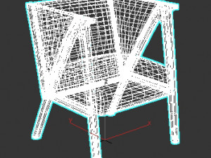Madison Park Carla Chair Modèle 3D