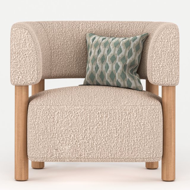Notabene armchair Modelo 3D .c4d .max .obj .3ds .fbx .stl .blend 