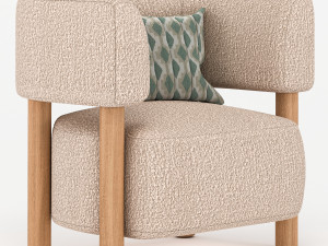 Notabene armchair Modelo 3D