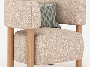 Notabene armchair 3D Model
