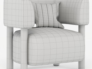 Notabene armchair Modelo 3D