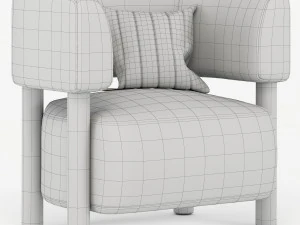 Notabene armchair 3D Model