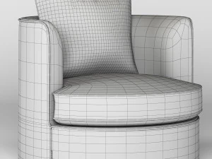 SOFA TIFFANY 3D Model