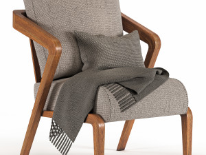 Jade armchair Modelo 3D