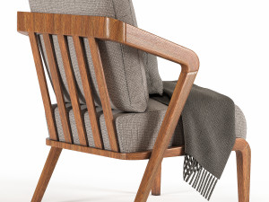 Jade armchair 3D Model
