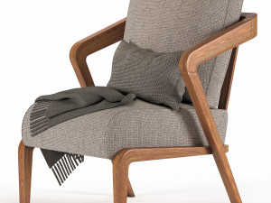 Jade armchair 3D Model