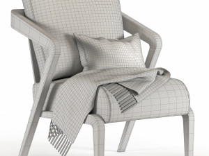 Jade armchair 3D Model
