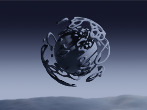 Alien cercle 3D Model