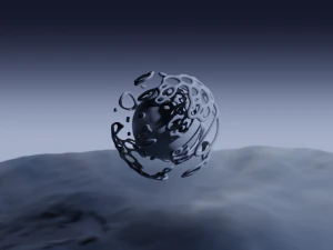 Buitenaardse kring 3D Model