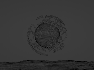 Alien cercle 3D Model