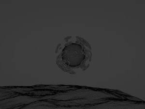 Alien cercle 3D Model