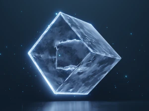 Cinematic cube 3D Model
