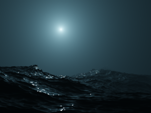 Cinematic ocean 3D Model