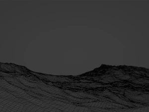Cinematic ocean 3D Model