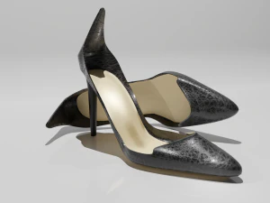 Heeled Shoes 3D Model