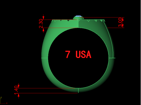 Heart ring 3D Print Model