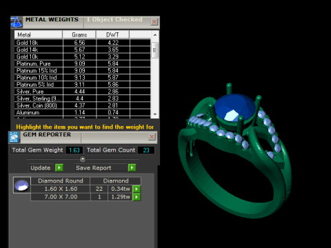 Women diamond ring 3D Принт Модель