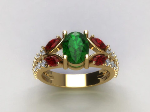 Women ring 3D Print Model