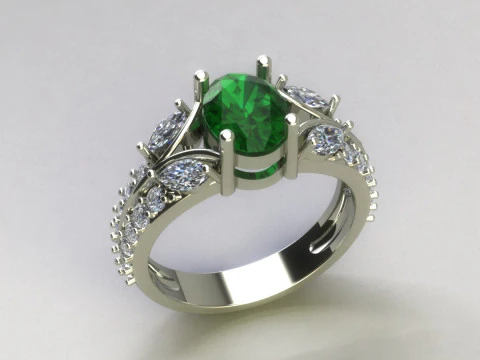 Women ring 3D Print Model