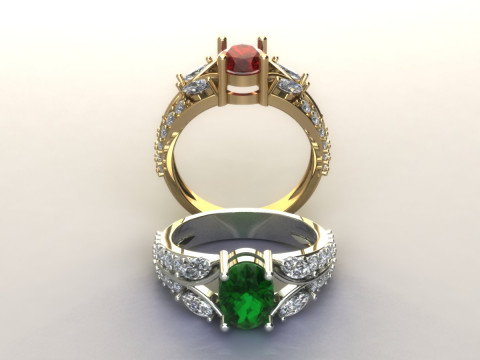 Women ring 3D Принт Модель