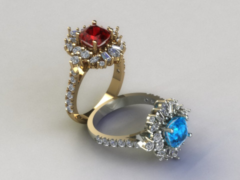 Women ring 3D Принт Модель