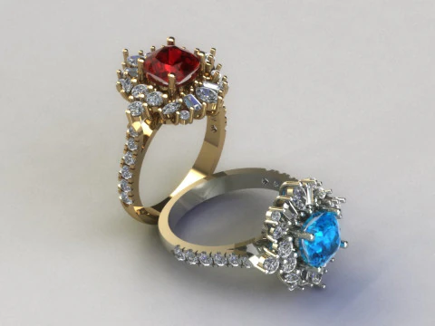Women ring 3D Print Model