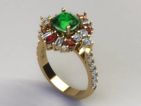 Women ring 3D Print Model