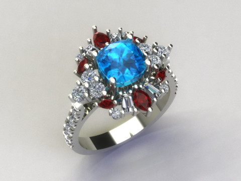 Women ring 3D Принт Модель