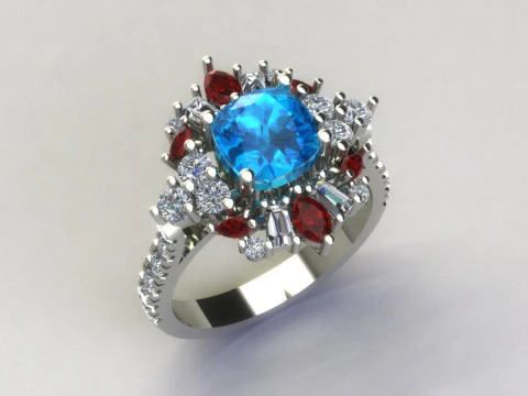 Women ring 3D Print Model