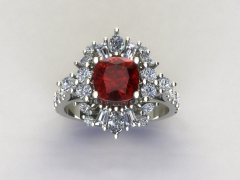 Women ring 3D Принт Модель
