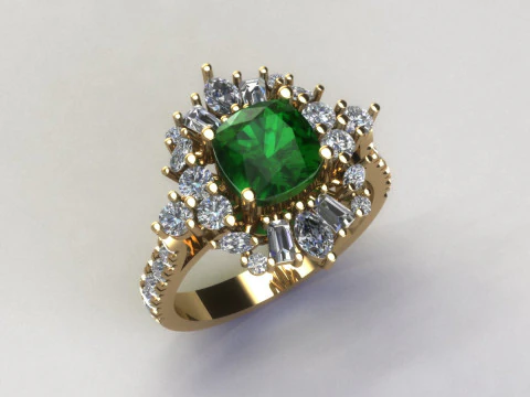 Women ring 3D Print Model