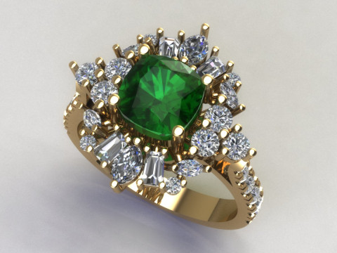 Women ring 3D Принт Модель