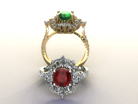 Women ring 3D Принт Модель