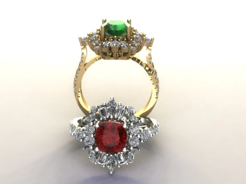 Women ring 3D Print Model