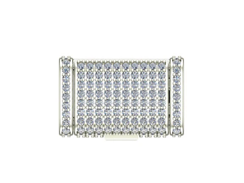 Clasp cuban chain oval shape 3D Print Model