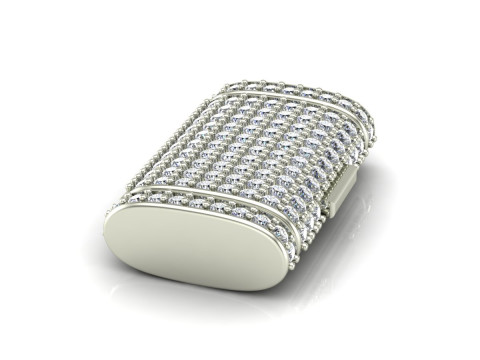 Clasp cuban chain oval shape 3Dプリントモデル