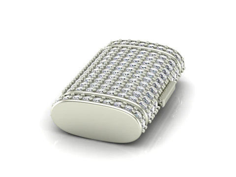Clasp cuban chain oval shape 3D Print Model