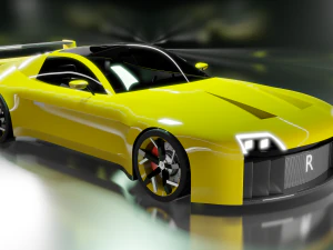Concept car rosomaha electra 3D Model