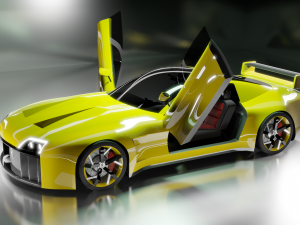 Concept car rosomaha electra 3D मॉडल