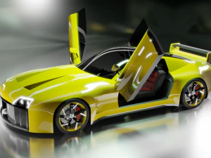Concept car rosomaha electra 3D Model