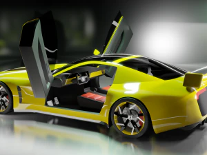Concept car rosomaha electra 3D Model