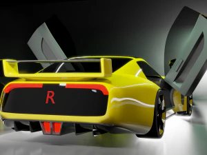Concept car rosomaha electra 3D Model