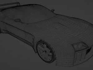 Concept car rosomaha electra 3D Model