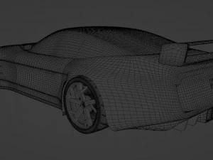 Concept car rosomaha electra 3D Model