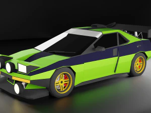 Rally Car 3D Model