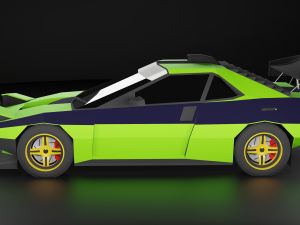 Rally Car 3D Model