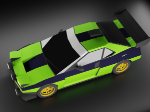 Rally Car 3D Model
