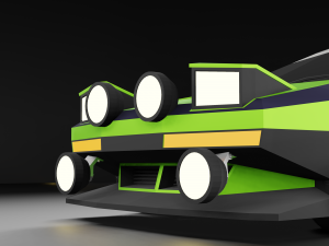 Rally Car 3D Model